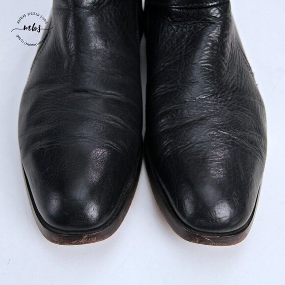 Donald J. Pliner Zaccaro Ankle Leather Boots Black Men 9 - Picture 9 of 14